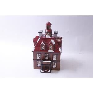 Baroque Mansion, Ceramic, Winter Village House, 1987, Yuletide, Christmas Decor,